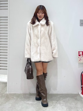 「Heather（ヘザー）のアイテム（その他パンツ）」を使った、mioさん（レディース・157cm）の秋コーディネート