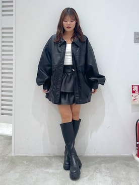 「Heather（ヘザー）のアイテム」を使った、mioさん（レディース・157cm）の秋コーディネート