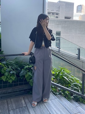 「アイテム（ブルゾン）」を使った、mioさん（レディース・157cm・20代）の夏コーディネート