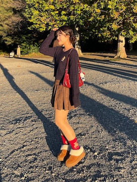 mioさん（レディース・157cm）の冬コーディネート