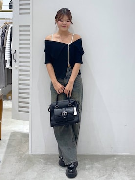 「Heather（ヘザー）のアイテム（Tシャツ/カットソー）」を使った、mioさん（レディース・157cm）の秋コーディネート