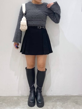 mioさん（レディース・157cm）の冬コーディネート