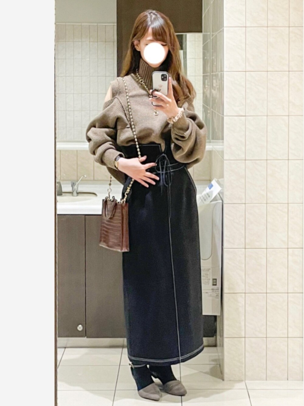 CLANE(クラネ)】2WAYオフショルダーニットトップス 19106-1151を使った