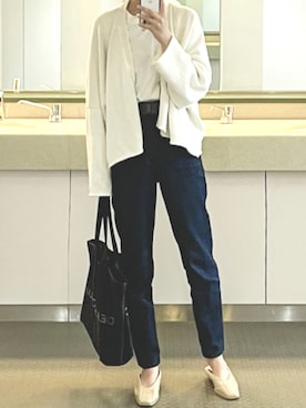 「CLANE（クラネ）のアイテム（サンダル）」を使った、平々凡々さん（レディース・162cm）の秋コーディネート