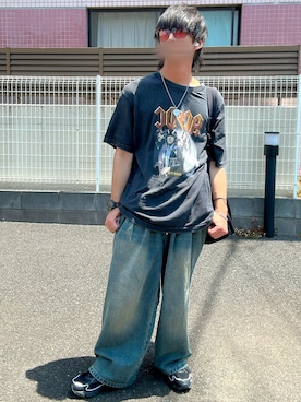 「FILA（フィラ）のアイテム」を使った、#くりもとさん（メンズ・172cm）の春コーディネート