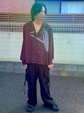 #くりもとさん（メンズ・172cm）の春コーディネート