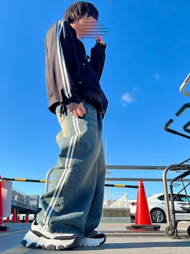 「FILA（フィラ）のアイテム」を使った、#くりもとさん（メンズ・172cm）の冬コーディネート