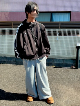 「ADRER（アドラー）のアイテム（ブルゾン）」を使った、#くりもとさん（メンズ・172cm）の春コーディネート