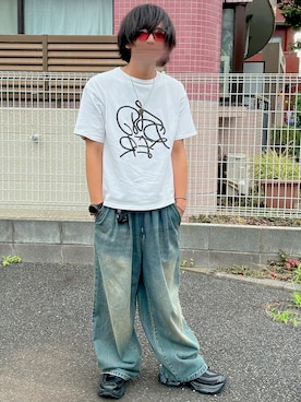 #くりもとさん（メンズ・172cm）の夏コーディネート
