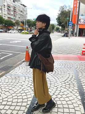 オレンジさん（メンズ・165cm）の春コーディネート