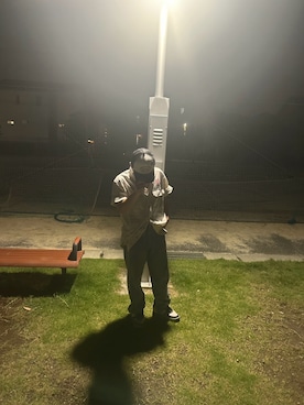 「Harley-Davidson（ハーレーダビッドソン）のアイテム」を使った、まひさん（メンズ・163cm）の秋コーディネート