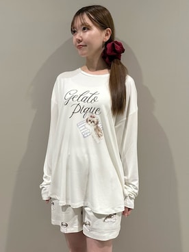 「アイテム（ルームウェア）」を使った、gelato piqueさん（レディース・158cm）の秋コーディネート