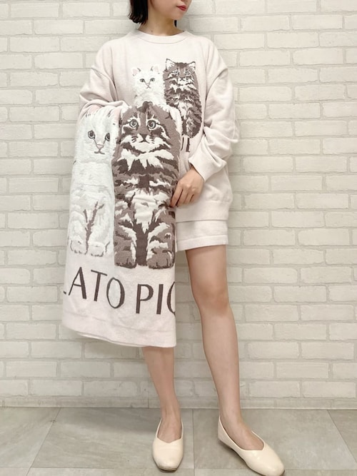 正規品♡ツインキャット♡ジャガードブランケット♡ピンク gelato pique - ジェラート ピケ ツインキャット ジャガード
