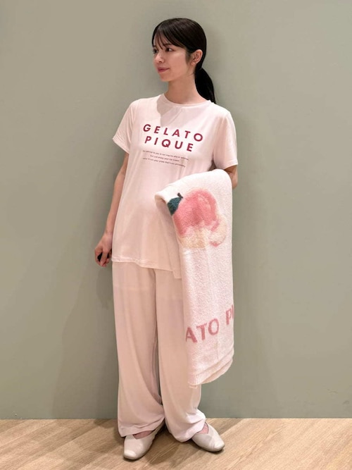 セール】【接触冷感】COOLレーヨンロゴTシャツ（ルームウェア