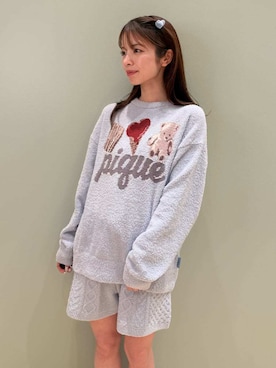 「アイテム（マスク）」を使った、gelato piqueさん（レディース・156cm）の冬コーディネート