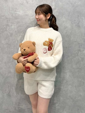 「アイテム（ルームウェア/パジャマ）」を使った、gelato piqueさん（レディース・165cm）の秋コーディネート
