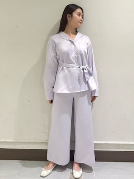 「アイテム（ルームウェア/パジャマ）」を使った、gelato piqueさん（レディース・160cm）の冬コーディネート