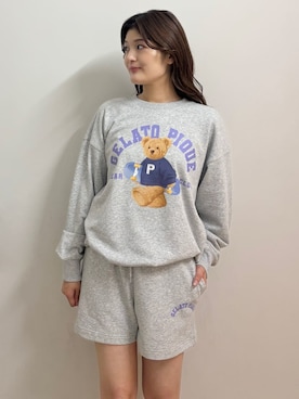 「アイテム（ルームウェア）」を使った、gelato piqueさん（レディース・164cm）の夏コーディネート