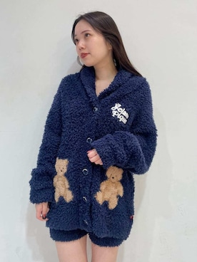 「アイテム（ルームウェア）」を使った、gelato piqueさん（レディース・158cm）の冬コーディネート