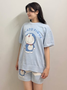 「アイテム（ルームウェア）」を使った、gelato piqueさん（レディース・164cm）の夏コーディネート