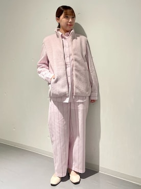 「アイテム（ルームウェア）」を使った、gelato piqueさん（レディース・164cm）の秋コーディネート