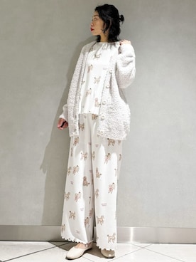 「リラックス」｜gelato piqueさん（レディース・168cm）の冬コーディネート