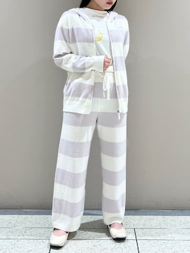 「アイテム（ルームウェア/パジャマ）」を使った、gelato piqueさん（レディース・153cm）の秋コーディネート