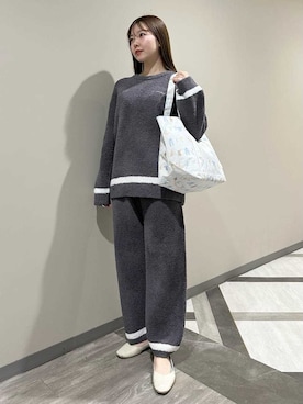 「アイテム（ルームウェア/パジャマ）」を使った、gelato piqueさん（レディース・158cm）の冬コーディネート