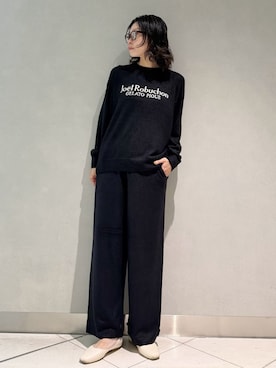 「アイテム（ルームウェア、ブラック系）」を使った、gelato piqueさん（レディース・168cm）の秋コーディネート