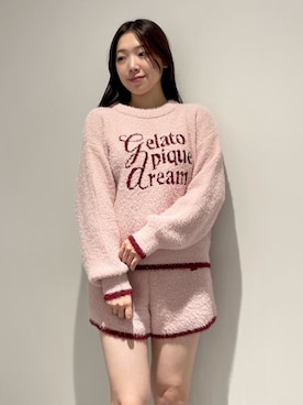 「アイテム（ルームウェア）」を使った、gelato piqueさん（レディース・162cm）の秋コーディネート