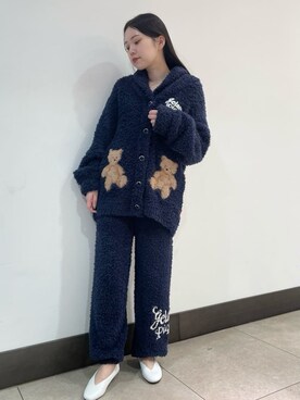 「アイテム（ルームウェア/パジャマ）」を使った、gelato piqueさん（レディース・158cm）の秋コーディネート