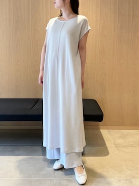 「アイテム（ルームウェア、ブルー系）」を使った、gelato piqueさん（レディース・158cm）の夏コーディネート