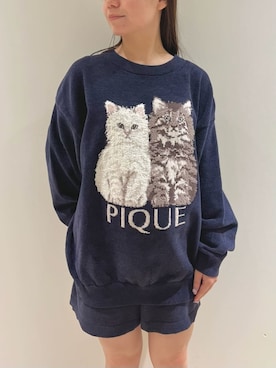 「アイテム（ルームウェア）」を使った、gelato piqueさん（レディース・149cm）の秋コーディネート
