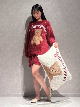「アイテム（ルームウェア/パジャマ）」を使った、gelato piqueさん（レディース・160cm）の秋コーディネート