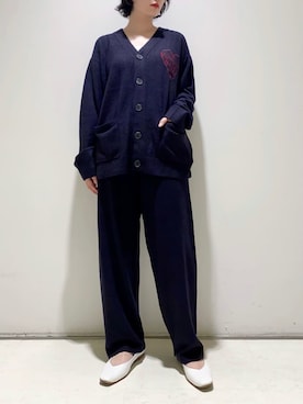 「アイテム（ルームウェア）」を使った、gelato piqueさん（レディース・155cm）の秋コーディネート