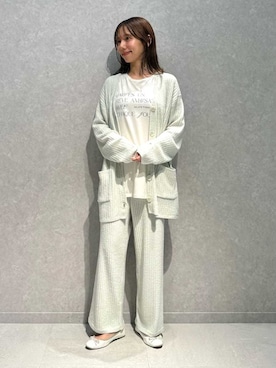 「アイテム（ルームウェア/パジャマ）」を使った、gelato piqueさん（レディース・156cm）の秋コーディネート