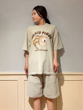 「アイテム（ルームウェア）」を使った、gelato piqueさん（レディース・158cm）の夏コーディネート