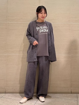 「アイテム（ルームウェア/パジャマ）」を使った、gelato piqueさん（レディース・158cm）の秋コーディネート