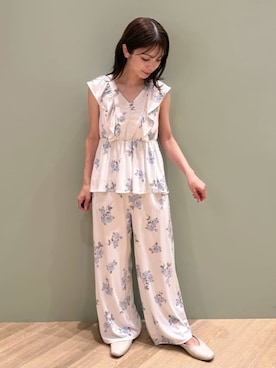 「アイテム（ルームウェア）」を使った、gelato piqueさん（レディース・156cm）の夏コーディネート