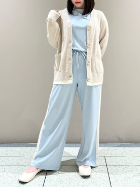 「アイテム（ルームウェア）」を使った、gelato piqueさん（レディース・153cm）の秋コーディネート