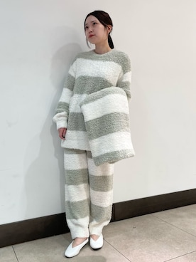 「アイテム（ブランケット）」を使った、gelato piqueさん（レディース・158cm）の秋コーディネート