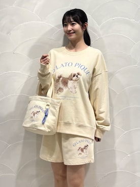 「プルオーバー」｜gelato piqueさん（レディース・154cm）の夏コーディネート
