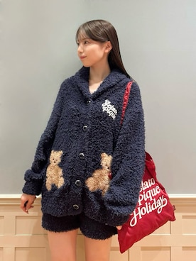 「アイテム（ルームウェア）」を使った、gelato piqueさん（レディース・161cm）の秋コーディネート