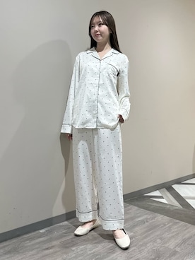 「アイテム（ルームウェア）」を使った、gelato piqueさん（レディース・158cm）の秋コーディネート