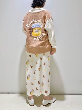 「アイテム（ルームウェア）」を使った、gelato piqueさん（レディース・155cm）の夏コーディネート