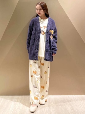 「アイテム（ルームウェア）」を使った、gelato piqueさん（レディース・150cm）の冬コーディネート