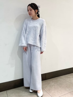 「アイテム（ルームウェア/パジャマ）」を使った、gelato piqueさん（レディース・158cm）の秋コーディネート