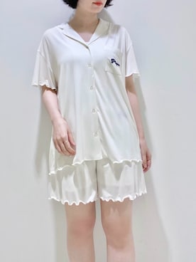 「アイテム（ルームウェア）」を使った、gelato piqueさん（レディース・155cm）の夏コーディネート