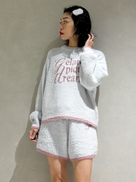 「アイテム（ルームウェア/パジャマ）」を使った、gelato piqueさん（レディース・168cm）の秋コーディネート
