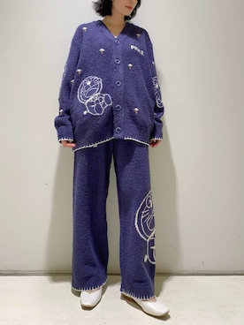 「アイテム（ルームウェア/パジャマ）」を使った、gelato piqueさん（レディース・155cm）の冬コーディネート